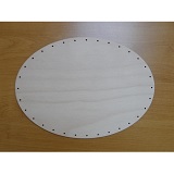 Dno - elipsa 19,5 x 27 cm - buk