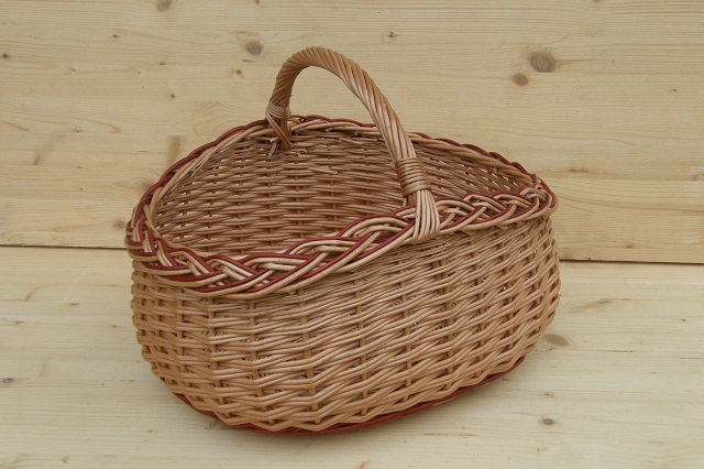 Loupané proutí - hnědočervené - 180 cm - 500g