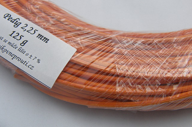 Pedig barvený pr. 2,25 mm - 125 g oranžová