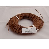 Pedig barvený pr. 1,5 mm - 50 g tm. hnědý