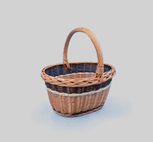 Oválný košík copánková uzavírka